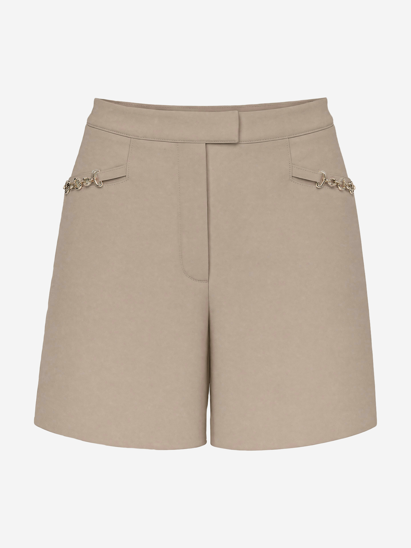 Shorts with chain details