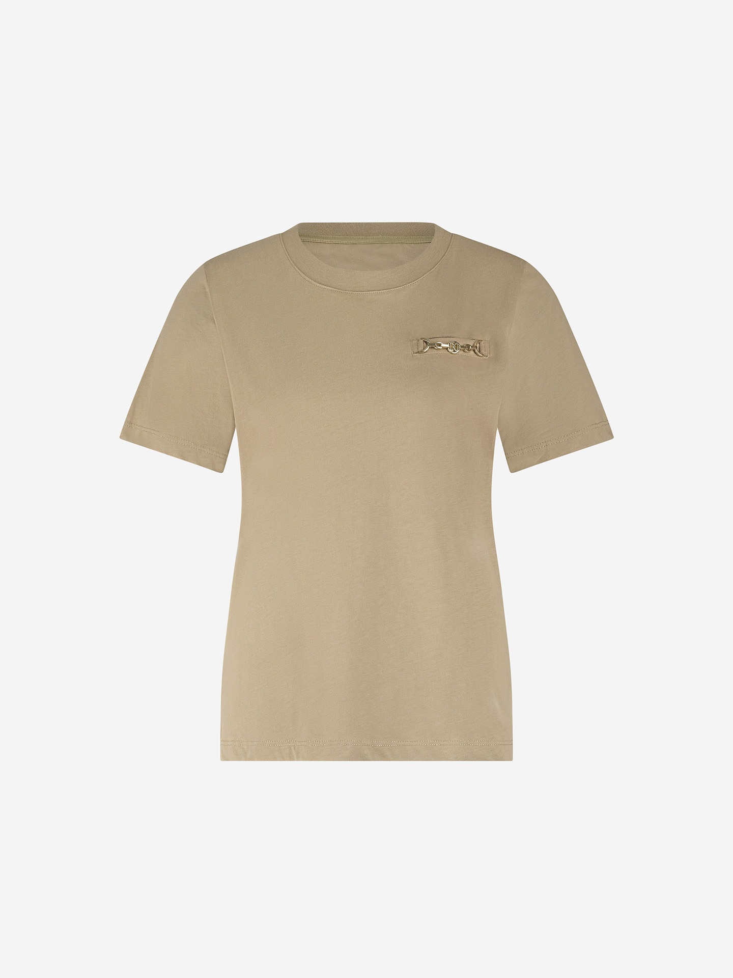 Basic T-shirt with chain detail