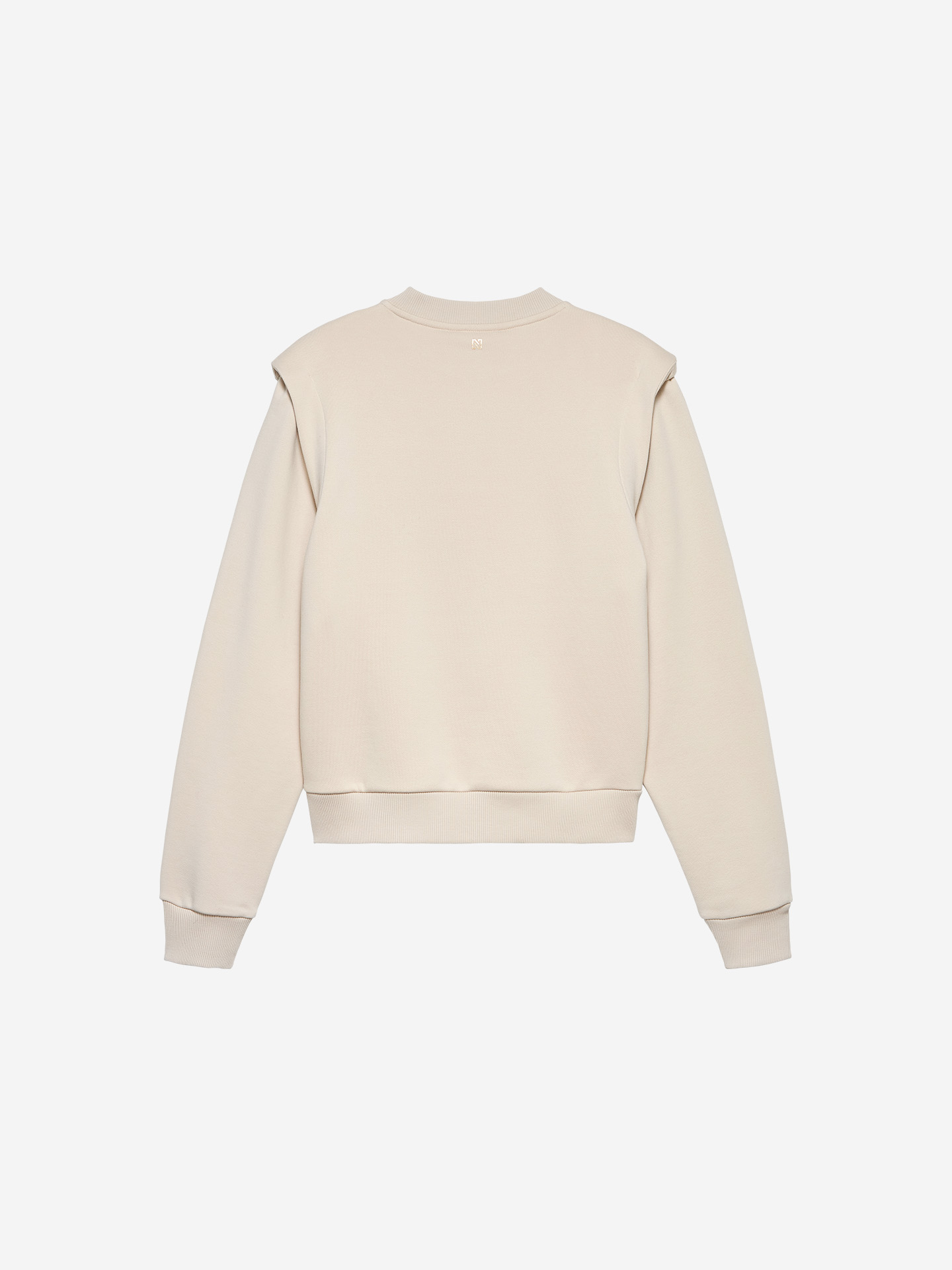Sweater met goud N-logo