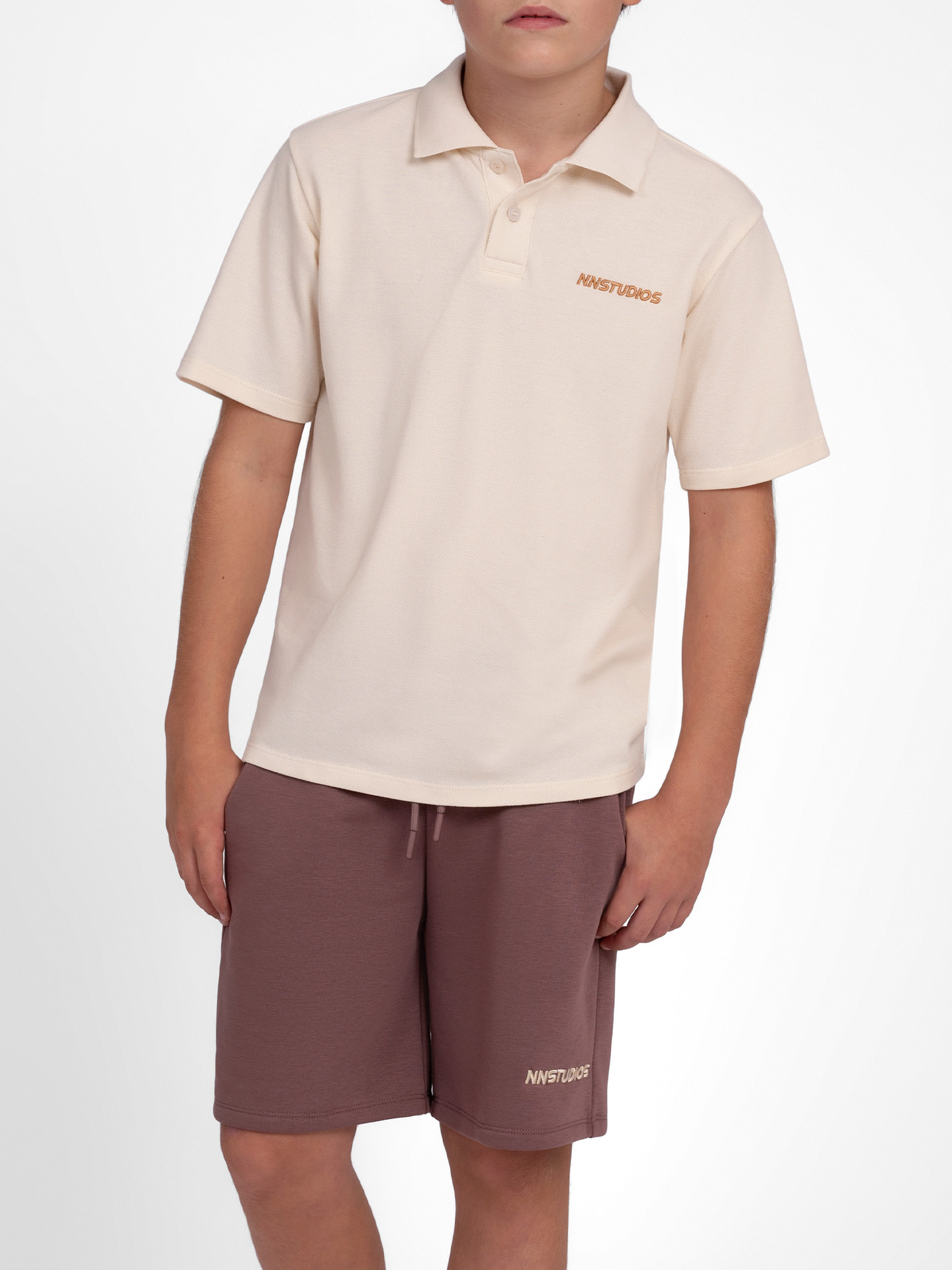 Sweat shorts with drawstring