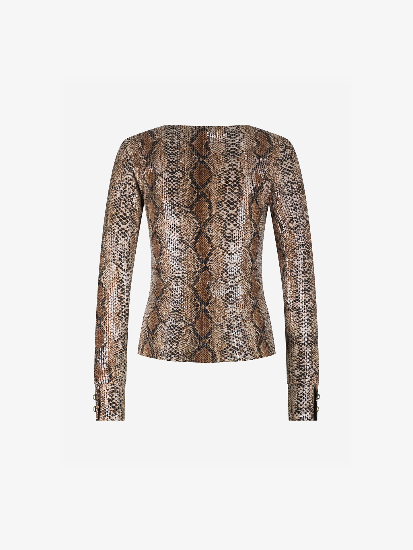 Snake print top