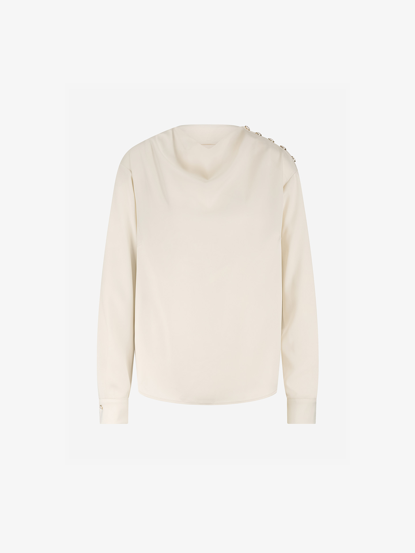Blouse met hoge hals